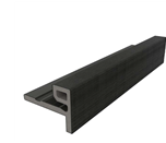 STOPPROFIEL 9MM ZWART PAK 50 STUKS 130LM