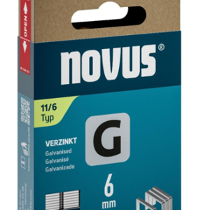 NOVUS G NIET PLATTE DRAAD 11/6MM (1200)