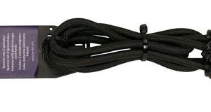KONVOX SPANNER MET 2 SPINHAAK 80CM 8MM KOORD ZWART (2)