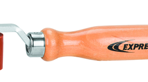 EXPRESS SILICONEN AANDRUKROL MET ERGONOMISCH HOUTEN HANDVAT