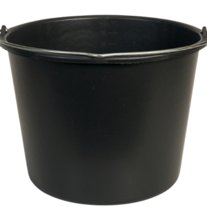 GRIPLINE-D 20 L EMMER ZWART, KNOPBEUGEL