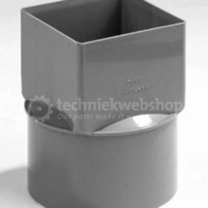 PVC VERLOOP VK.100XROND 103 LV RWA GRIJS