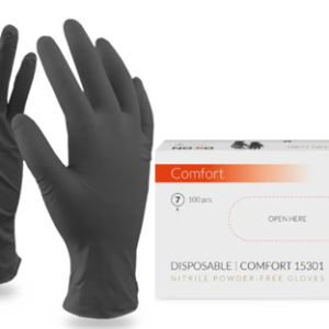 OX-ON 15301 WEGWERP NITRIL COMFORT ZWART M9 (100)