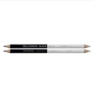 POTLOOD LYRA CELLUGRAPH ZWART/WIT 24CM
