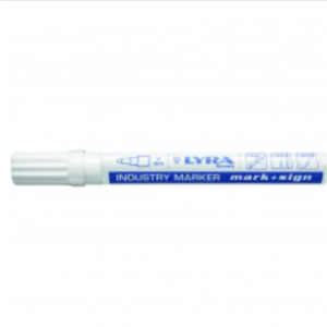 LYRA INDUSTRIEMARKER LAK WIT /stuk