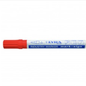 LYRA INDUSTRIEMARKER LAK ROOD /stuk