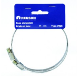RENSON 7025 SLANGKLEM INOX (2ST) DIA 143-157